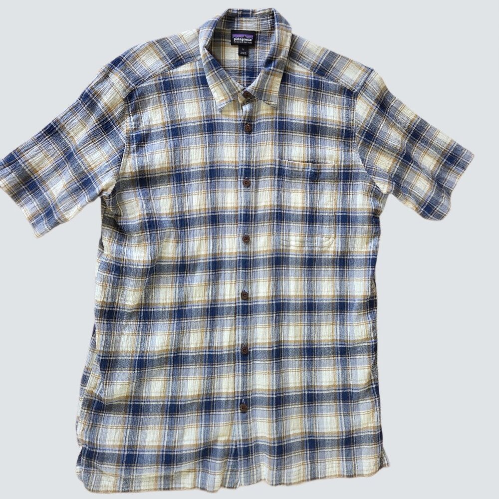 Patagonia Men’s A/C® Shirt – Lightweight Organic Cotton, Size Large